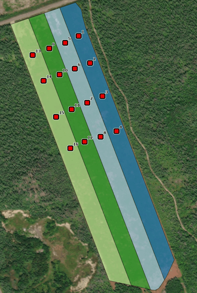 Stewart Blueberry Pond - Site Map